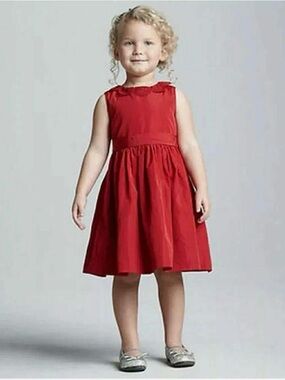 Jason Wu for Target Neiman Marcus Girls Red Party Dress Size 3T Lace Collar
